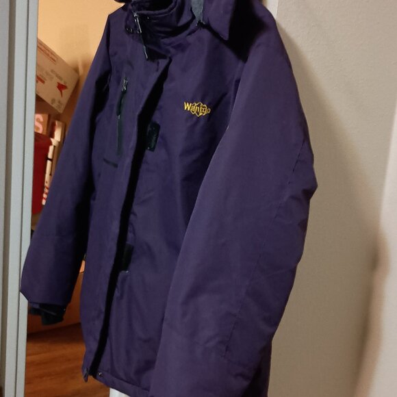 Wantdo Women Ski/Winter Fleece lined Hooded Jacket Size XL Purple - Picture 3 of 14